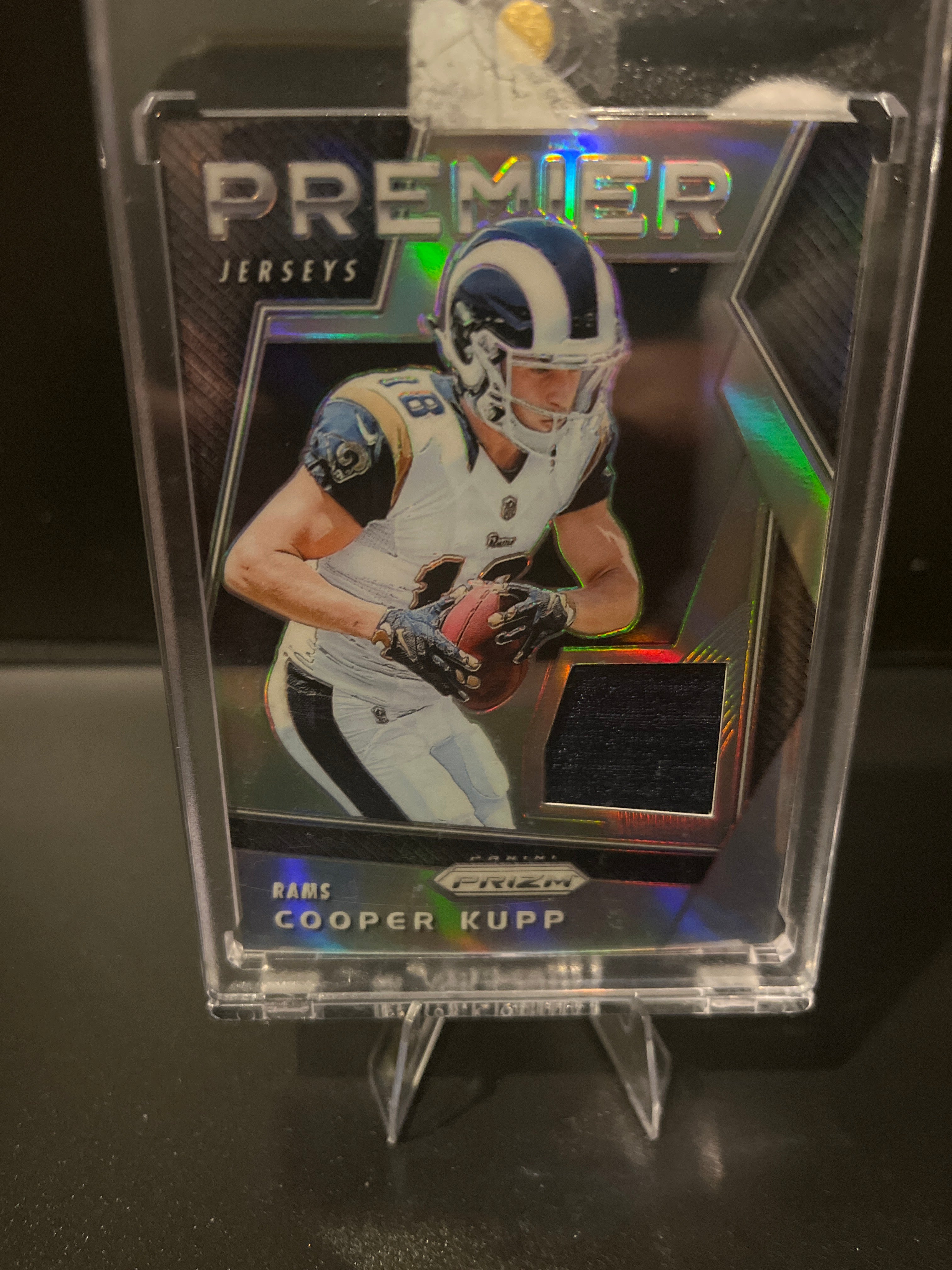 2017 Prizm Football Cooper Kupp Premier Jerseys Silver Prizm No. 20