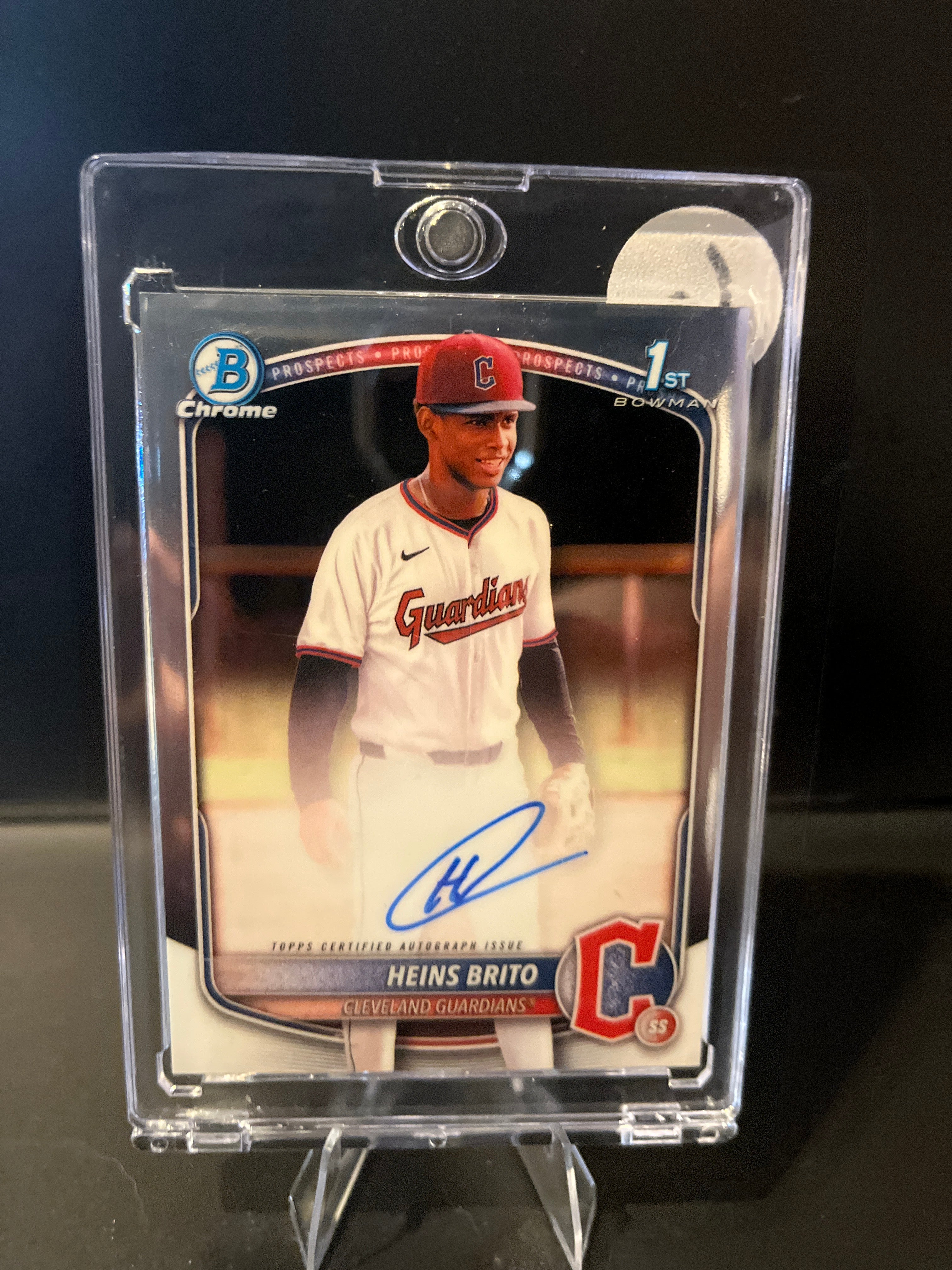 2025 Bowman Chrome 1st Heins Brito Certified Autograph No. CPA-HB
