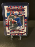 2025 Donruss Football Jaxson Dart Rated Rookie Throwback No. 41