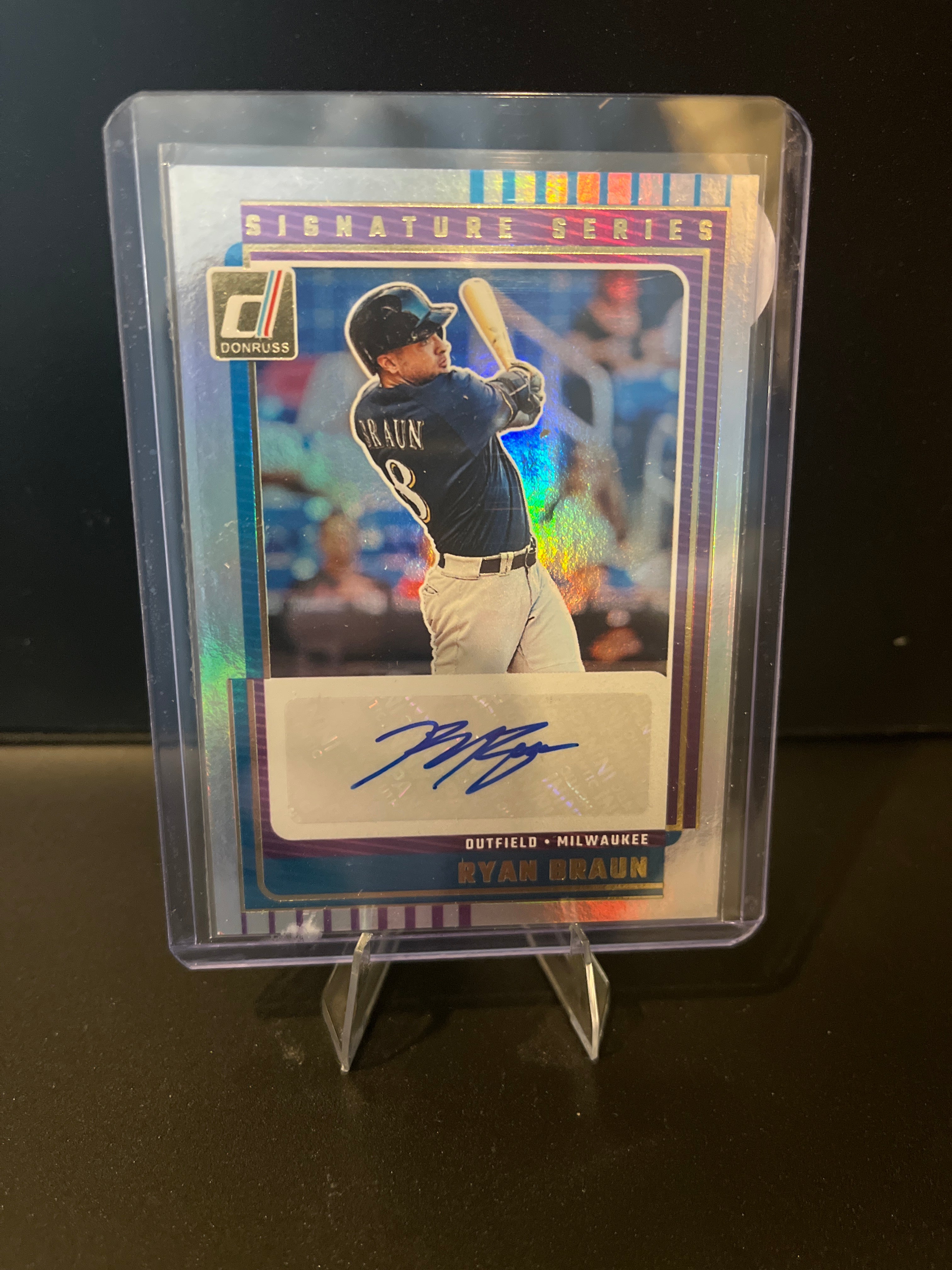 2025 Donruss Baseball Ryan Braun Autograph No. SG-RBR
