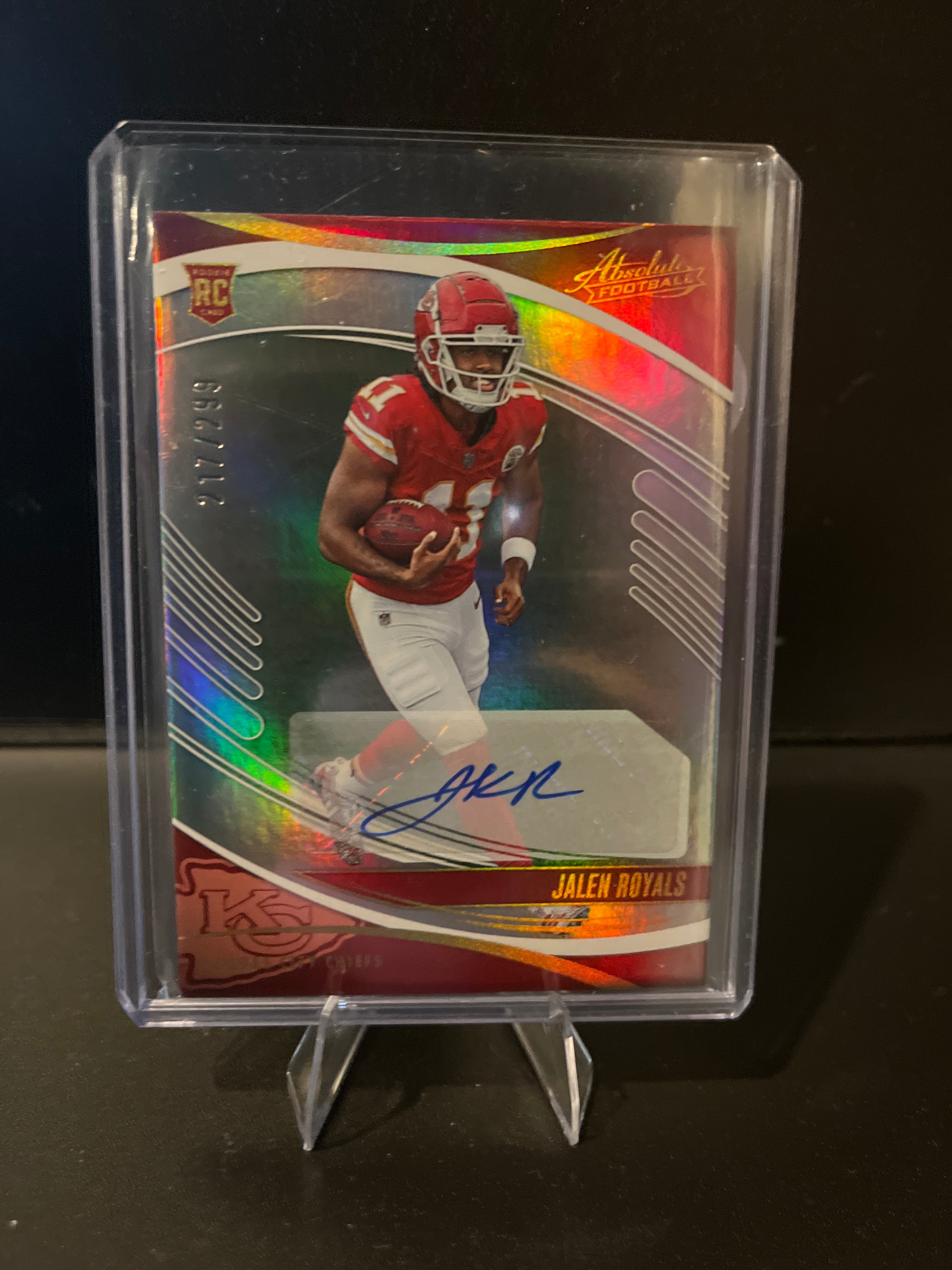 2025 Absolute Football Jalen Royals Signature Spectrum Autograph No. 133 217/299