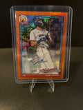 2026 Topps Chrome James Wood 1991 Chrome Orange Autograph No. 91C-78 12/25