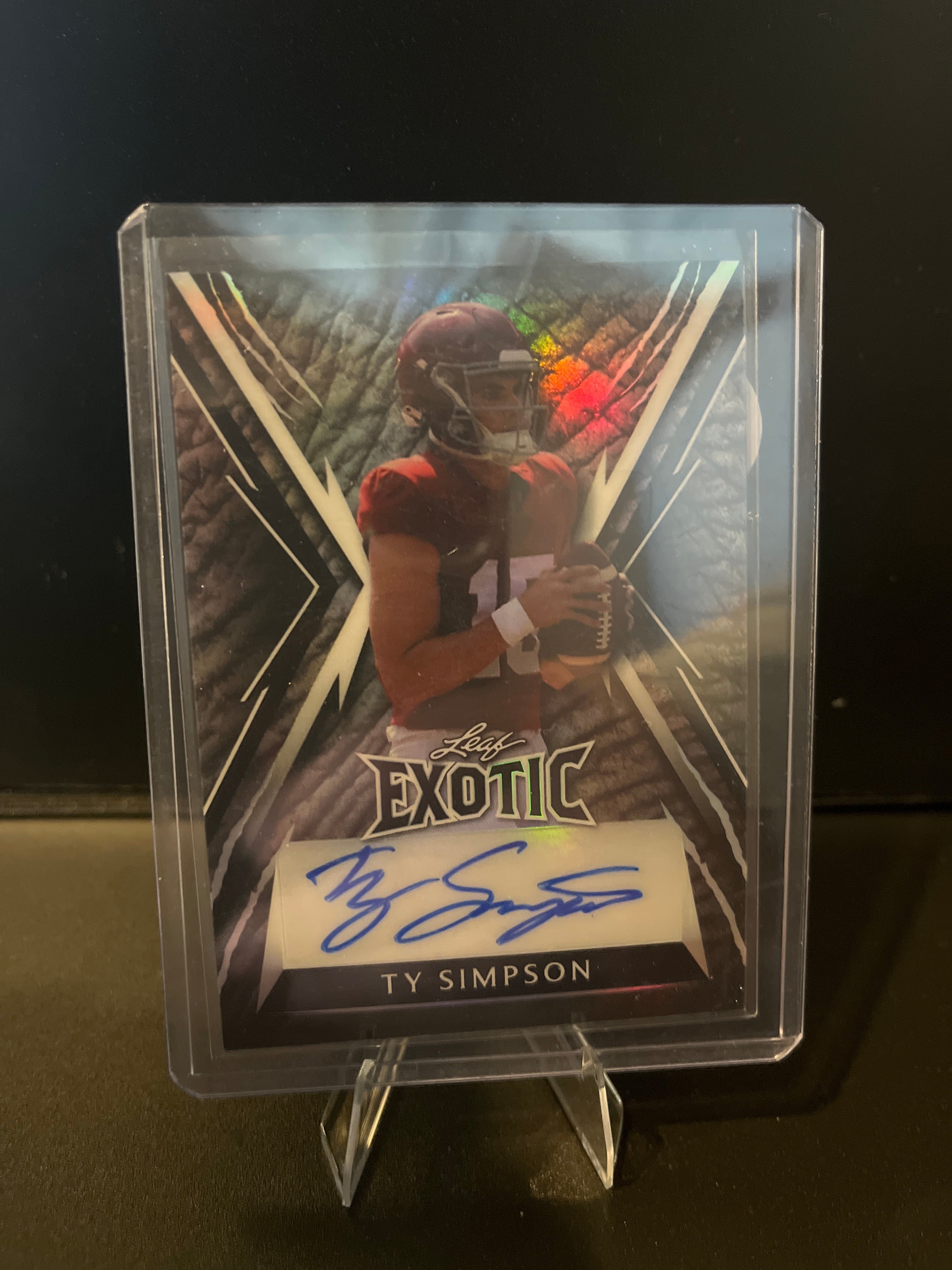 2023 Leaf Exotic Ty Simpson Elephant Autograph No. BA-TS2 5/10