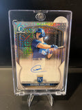 2023 Bowman Chrome Cayden Wallace Autograph Mojo Refractor No. BMA-CW