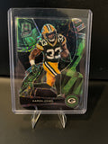 2022 Spectra Football Aaron Jones Neon Green Die Cut No. 39 15/30