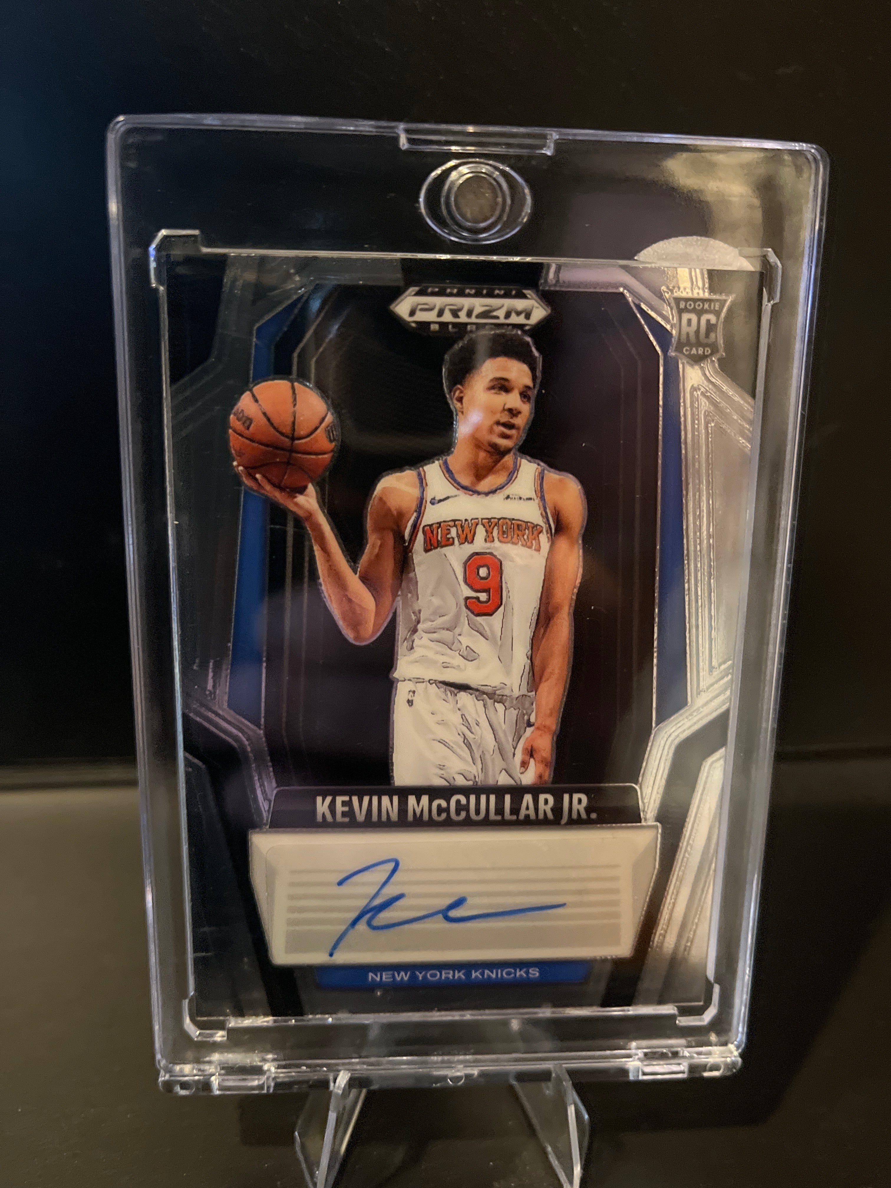 2024-2025 Prizm Black Basketball Kevin McCullar Jr. Rookie Signatures No. RS-KMJ