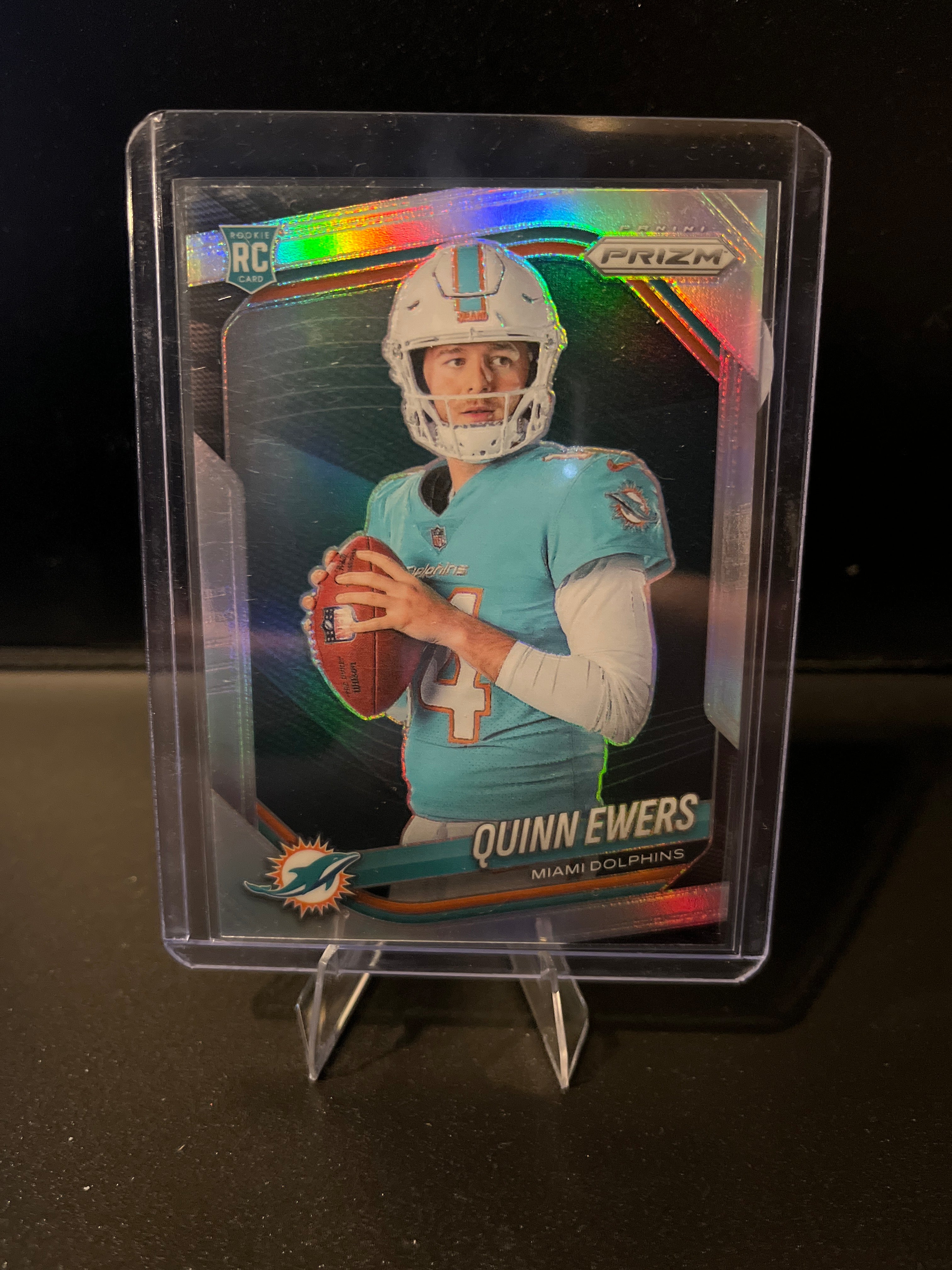 2025 Prizm Football Quinn Ewers (RC) Silver Variation No. 425