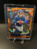 2025 Panini Prizm Jaxson Dart Orange Cracked Ice