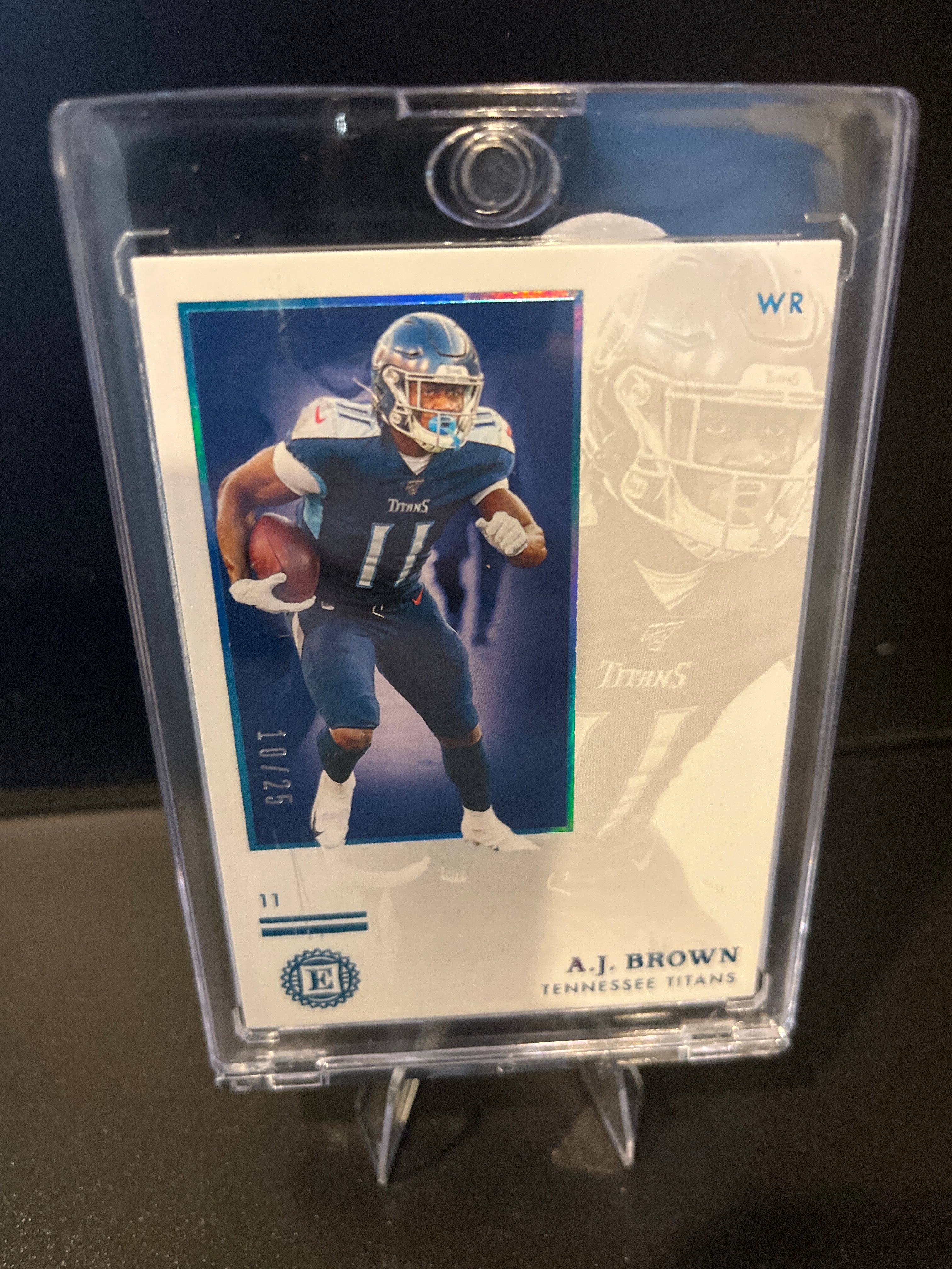 2020 Encased Football A.J. Brown Sapphire No. 30 10/25