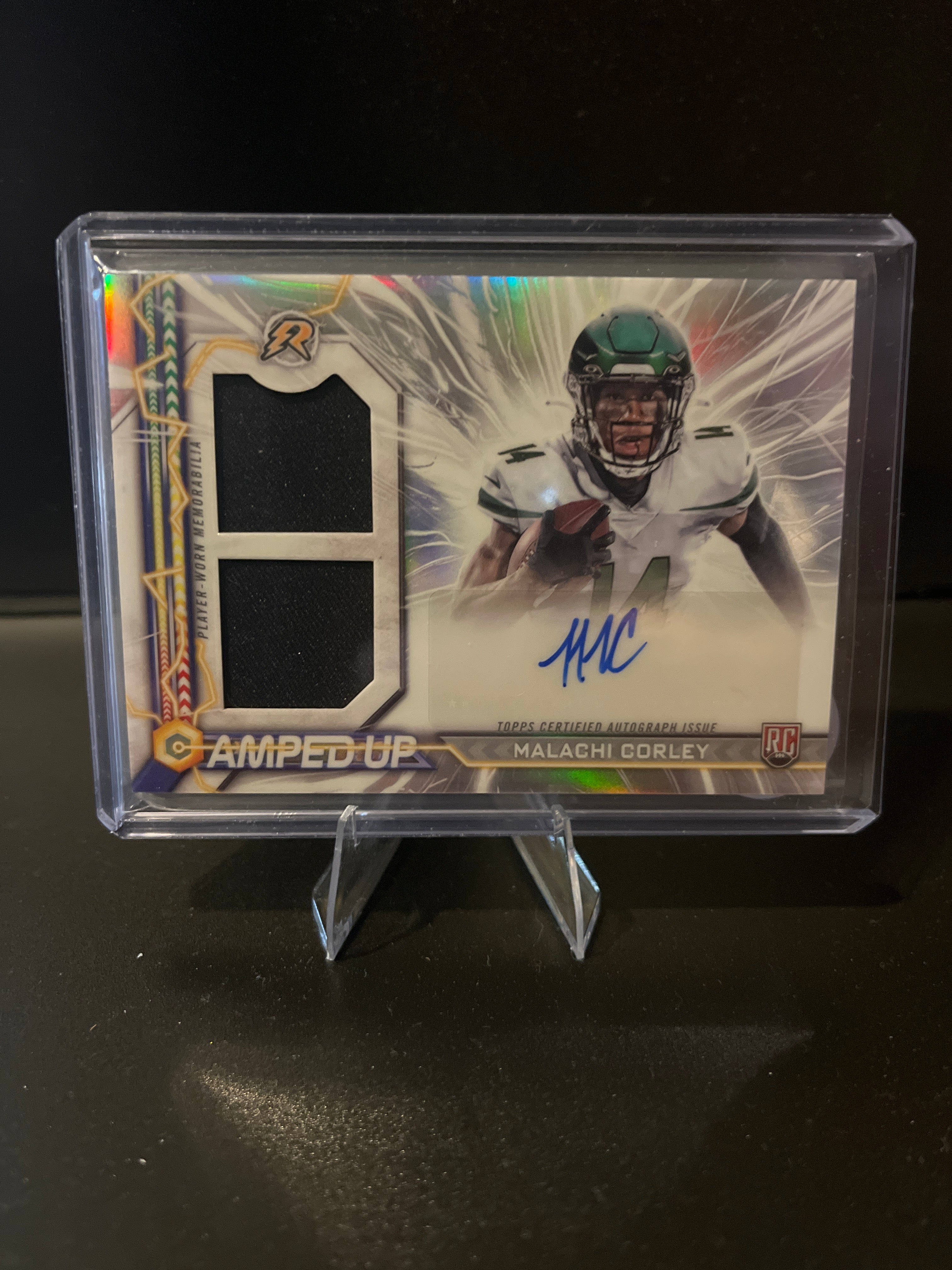 2024 Topps Resurgence Malachi Corley Amped Up RPA No. AU-MC