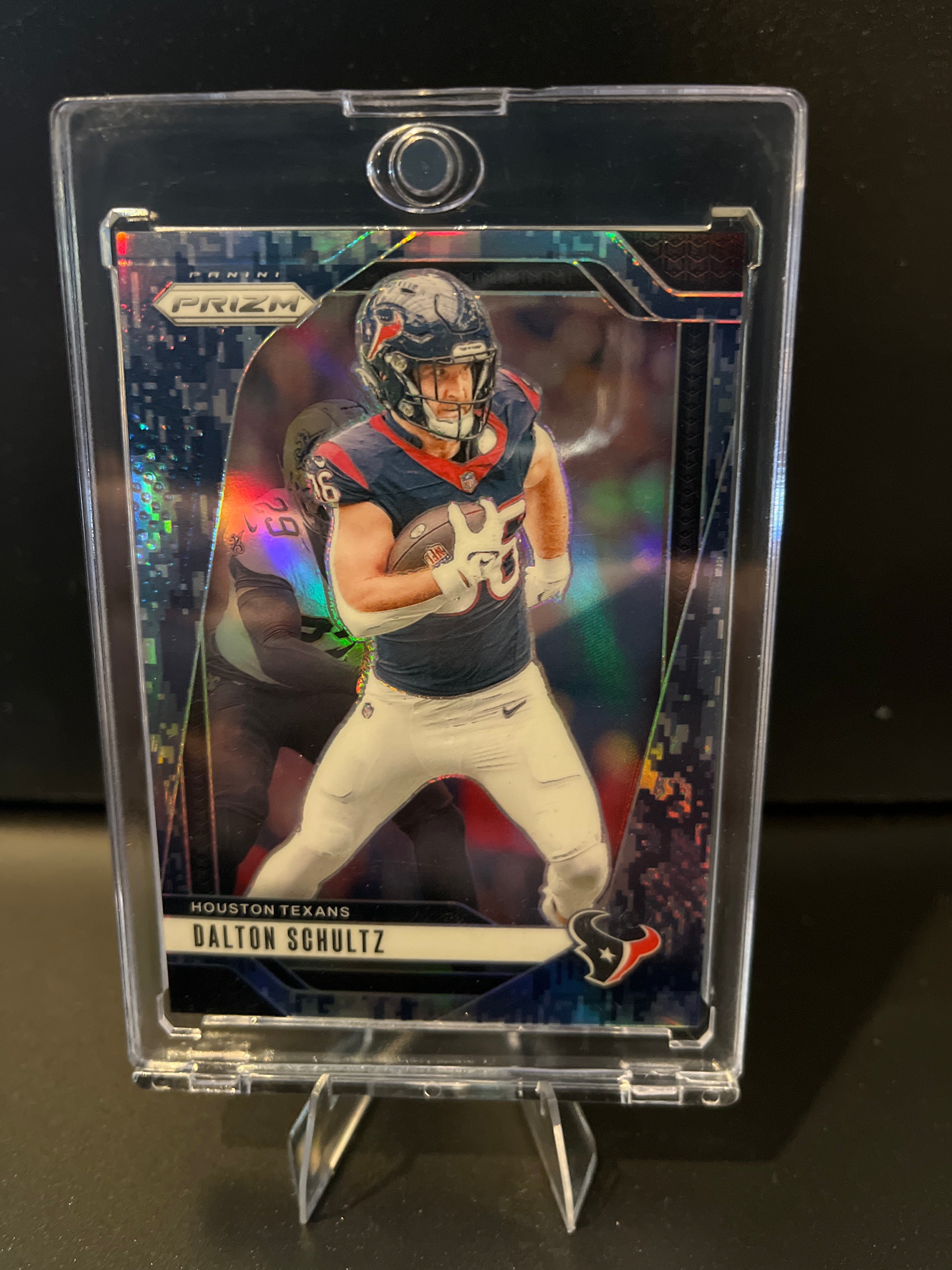 2024 Prizm Football Dalton Schultz Navy Camo Prizm No. 115 15/25