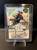 2024 Prospect Edition Baseball Christian Oppor Prospect Ticket Green Prizm No. 64