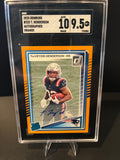 2025 Donruss Football TreVeyon Henderson Orange Autograph No. 332 SGC Graded Auto 10/9.5 MT