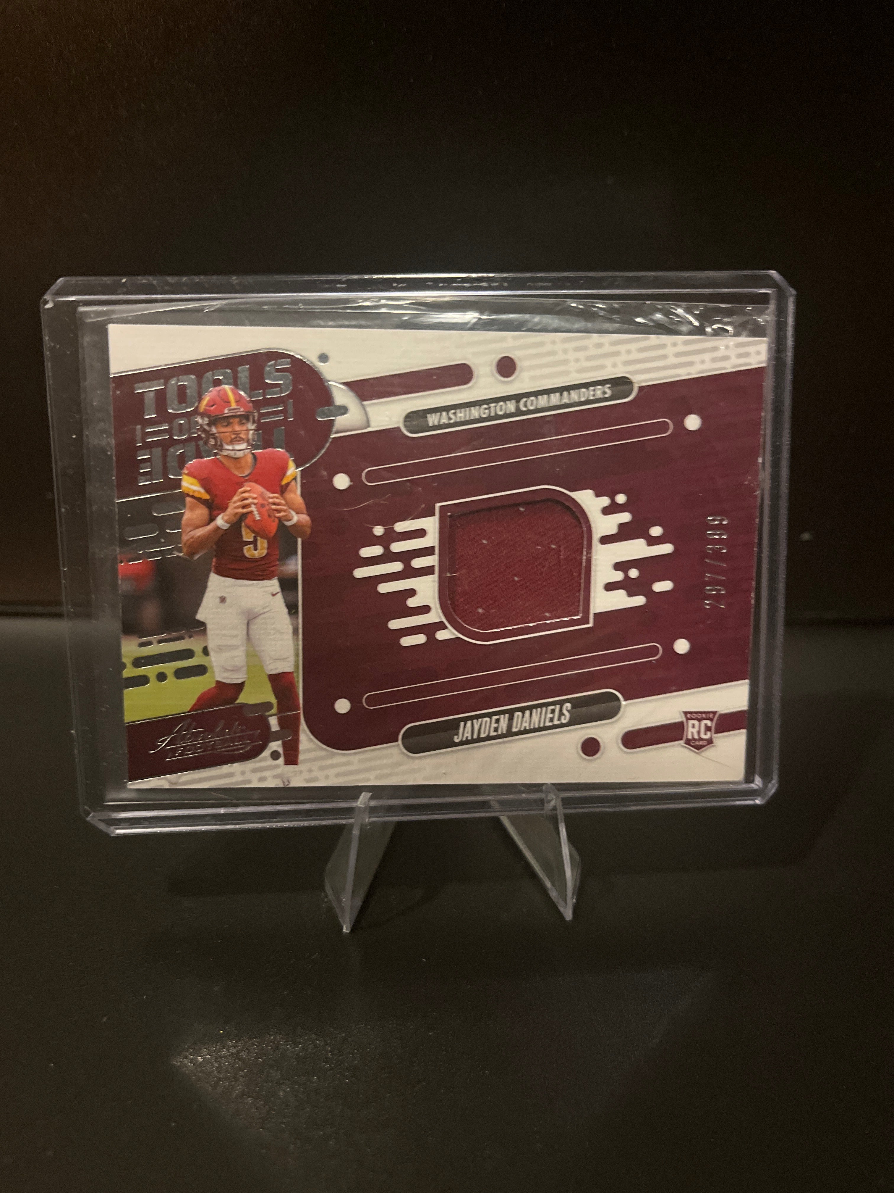 2024 Absolute Football Jayden Daniels (RC) No. TOT-JDS 297/399
