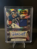 2024 Select Football Philosophy McConkey Silver Prizm Signature Memorabilia No. SM-PMY 093/199