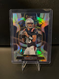 2025 Select Football Drake Maye Silver Prizm No. 80