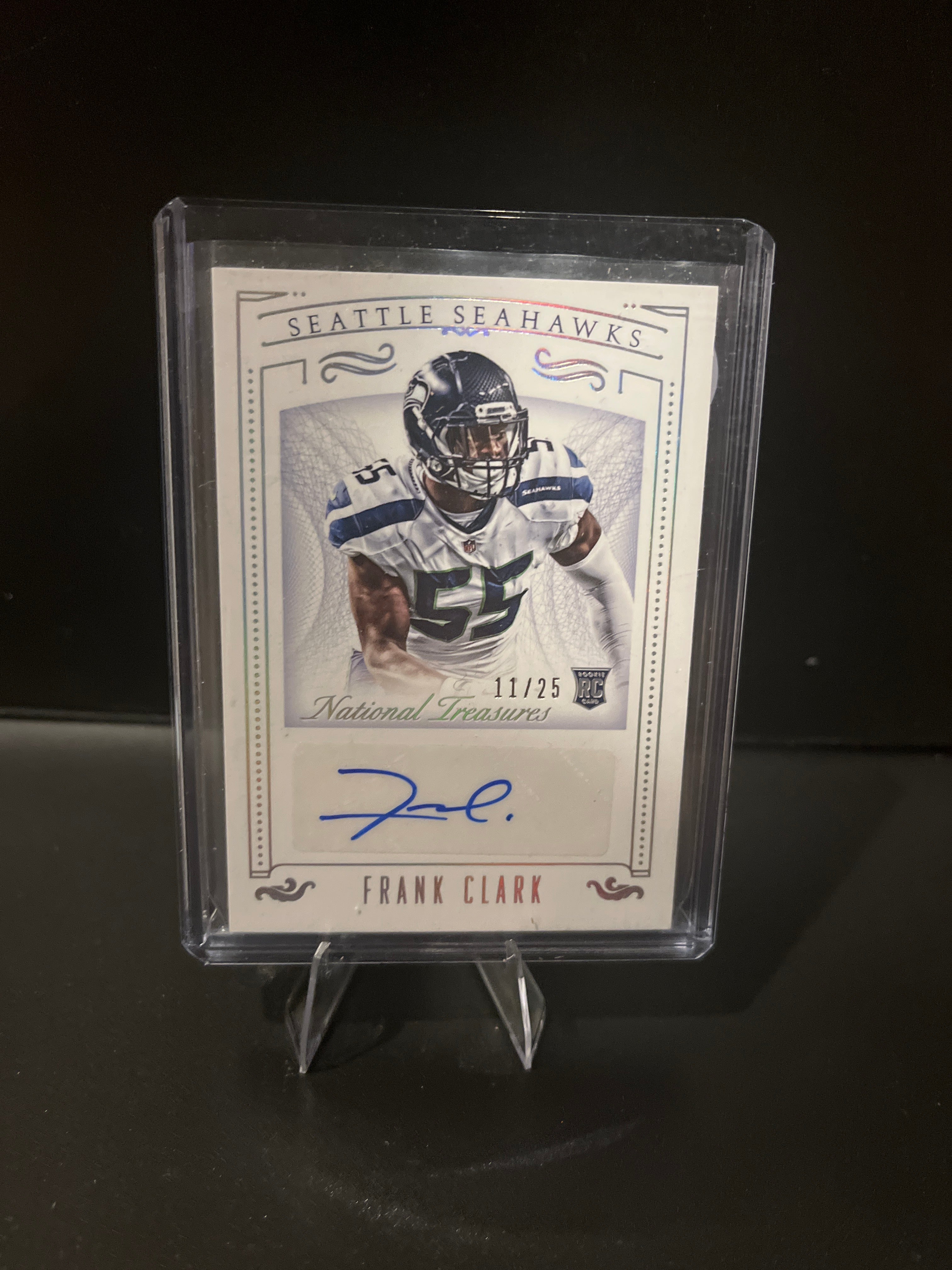 2015 National Treasures Frank Clark (RC) Autograph No. 170 11/25
