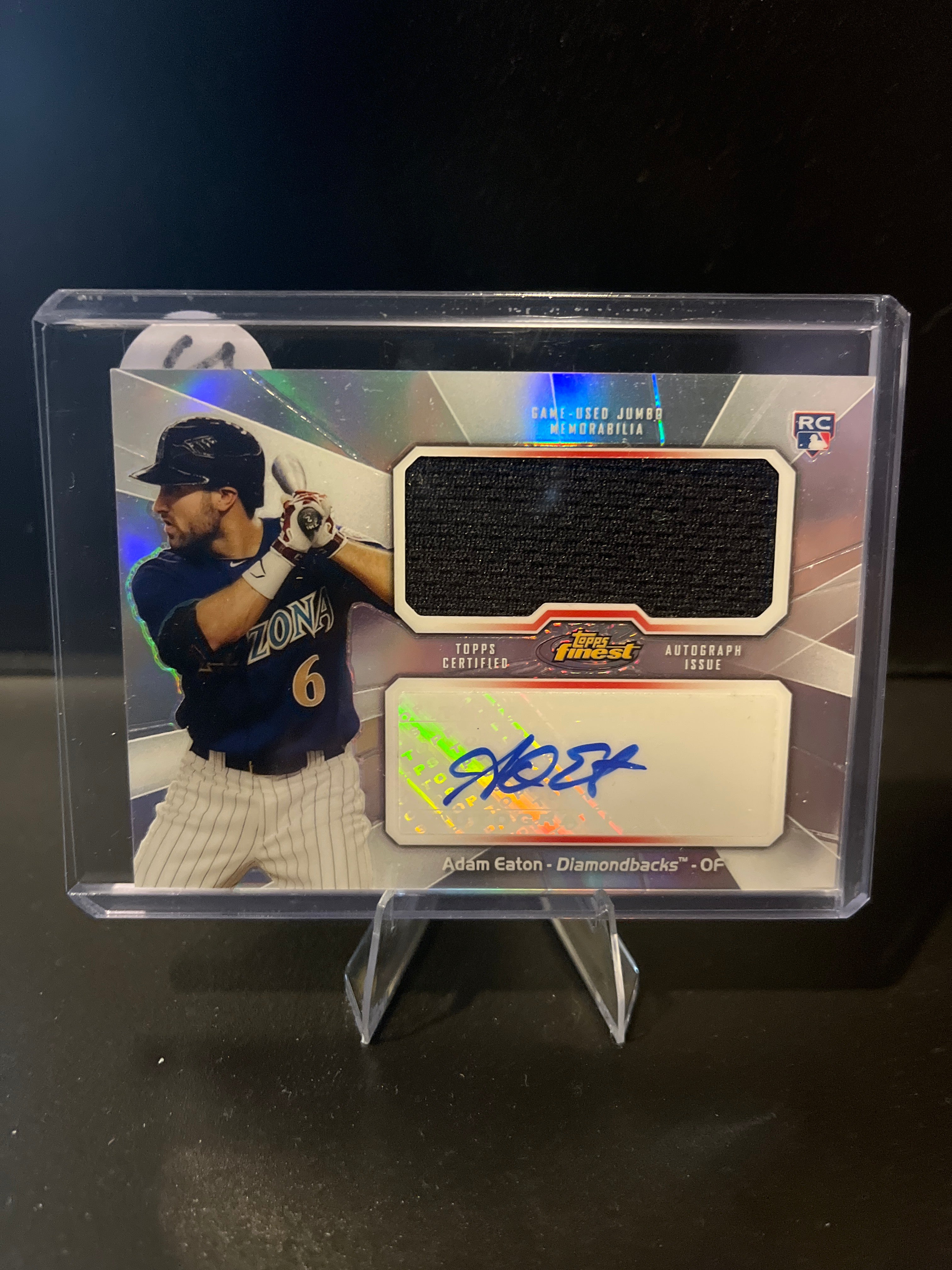 2013 Topps Finest Adam Eaton (RC) Autographed Jumbo Relic No. AJR-AE