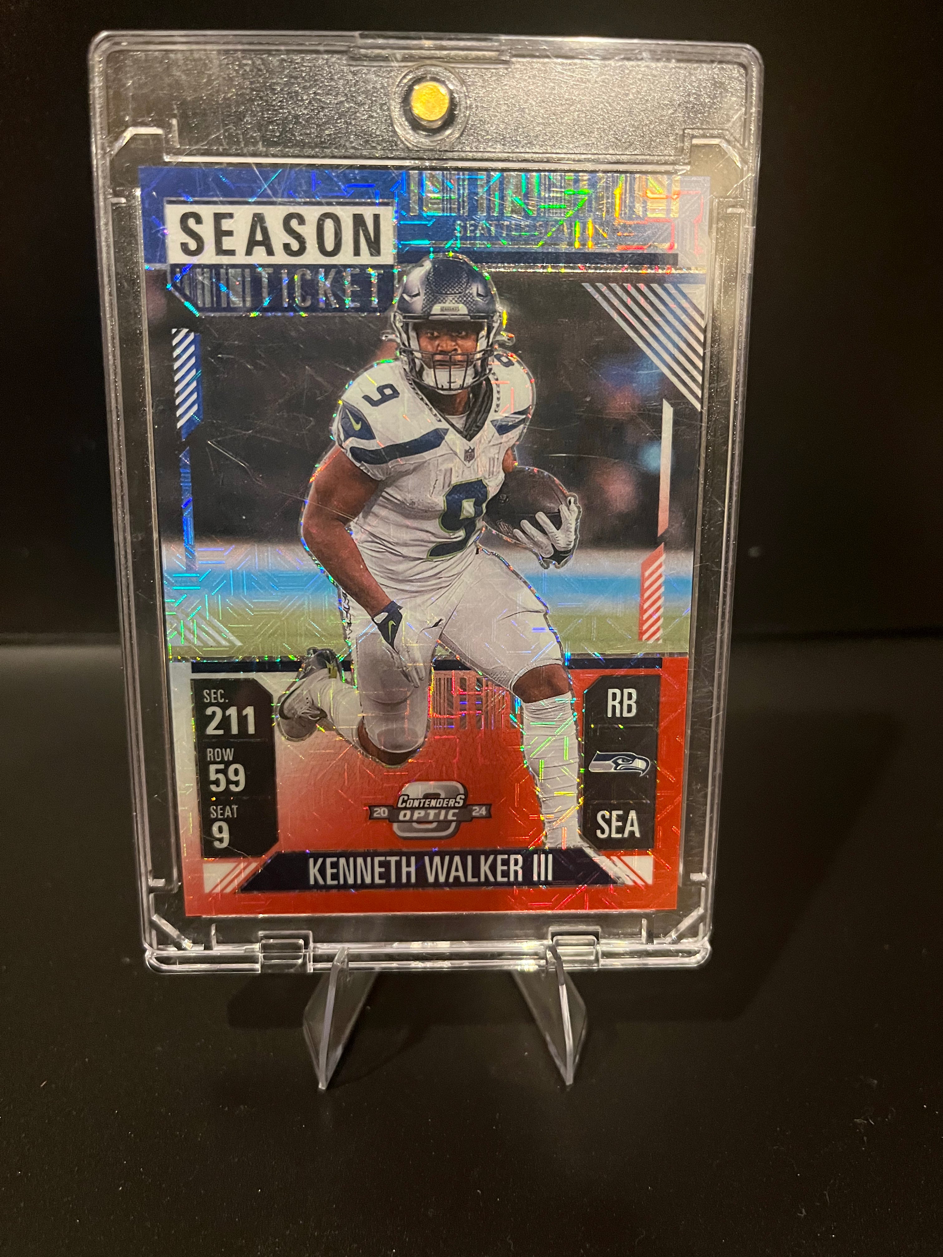 2024 Contenders Optic Kenneth Walker Season Ticket No. 51 7/13